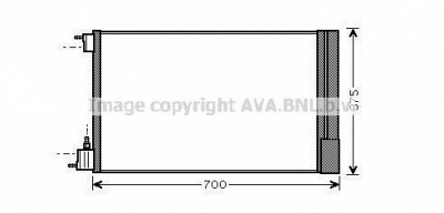AVA QUALITY COOLING ola5478d -  Конденсатор, кондиционер